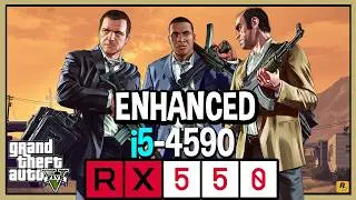 Es Posible Jugar GTA 5 Enhanced en una RX 550 4GB | &iquest;60 FPS? | i5-4590 | 16gb Ram | 1080p | 900p