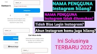 Cara mengatasi nama pengguna instagram tidak ditemukan - nama pengguna instagram tidak tersedia