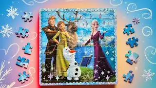 Let&rsquo;s Build Frozen Puzzle Together! | Elsa, Anna, Olaf & Sven ❄️