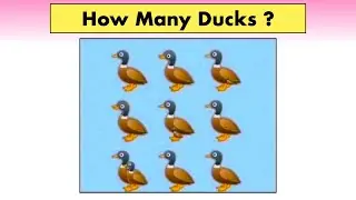 How Many Ducks Are In The Picture ? || Viral Picture Riddle