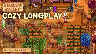 Stardew Valley 1.6 No Commentary Longplay 🍁🎃 Cozy Gameplay for Sleep, Work, or Study 🐿️ Fall Year 3
