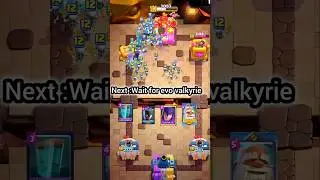 Witch vs Valkyrie: Clash Royale Showdown! #clashroyale #shorts