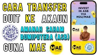 Cara Transfer duit ke ASB guna MAE