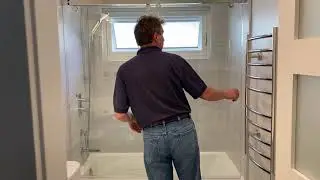 Alto Glass. Frameless Bypass Sliding Shower Doors - Cambridge Style