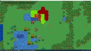 Overlapping water, poison, blood and lava