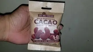 JAL Japan Airlines Snack - East Bali Cashews Wild Harvested Cacao Cashnuts - 25 December 2018