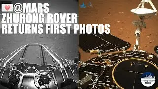 China's Zhurong rover sends back first images of Mars