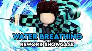 The Water Breathing Rework Showcase In Slayers Unleashed + Fighting TOMIOKA