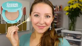 Half Caked Mirror Mirror Pressed Highlighter in Fortune Faded Swatch & Review