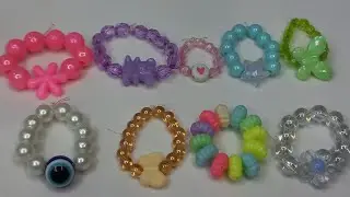 Beautiful Ring Making With Colourful Beads 😍 👍👌||Beads n Thread ||