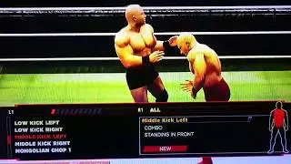 WWE 2K14 standing strike attacks