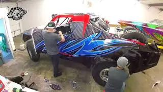 Wrapping a Trophy Truck