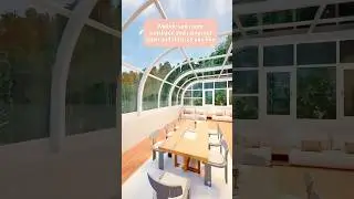 Retractable Roofs &mdash; Engineered by Experts, Built to Last 🏗️#retractableroof #sunroom #cover #design