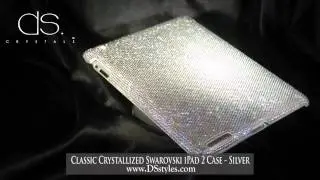 DSstyles Classic Swarovski Crystal iPad 2 Case - Silver
