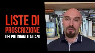 Le VERGOGNOSE liste di PROSCRIZIONE dei presunti putiniani italiani