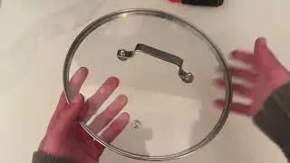 Testing 10 Inch Glass Lid for Calphalon Pan