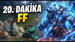 20. DAKİKA FF ATTIRDIM | Volibear Jungle
