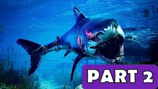 MANEATER - 100% Walkthrough No Commentary - Part 2 [PS4 PRO]