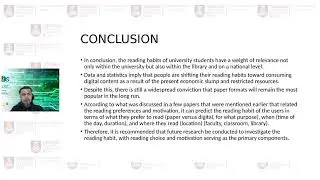 ICIS 2022  Reading Preference and Motivation Elements in Reading Habit Research