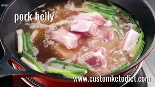 Keto Doenjang Braised Pork Belly  Diet & Weight Lose Custom Keto Diet