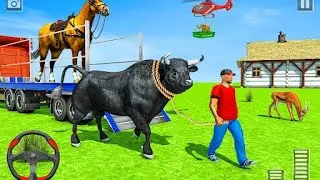 Animal Transport Drive with truck simulator gameplay #game #viral #animaltransportgame 