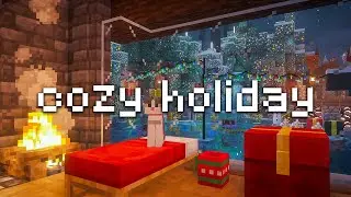 waiting for christmas morning... (minecraft cozy holiday ambience)