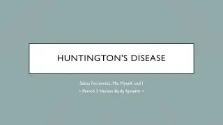 Huntington&rsquo;s Disease | Communication Breakdown