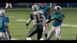 Madden 13 Online Full Game Gameplay - Tebow's Flea Flicker Game (Jets vs Panthers)