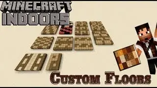 How to Build Unique Floor Designs - Minecraft Indoors (Random Floor Pattern Tutorial)