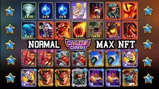 Fight Against Max NFT Card's Players! Castle Crush 