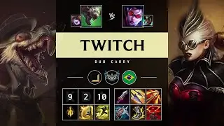 Twitch ADC vs Vayne - BR Challenger Patch 25.20