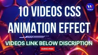 Top 10 CSS Animation Effect