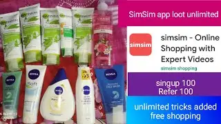 Simsim app loot unlimited tricks added || Singup 100 Refer 100 | Free Shopping kaise kare??
