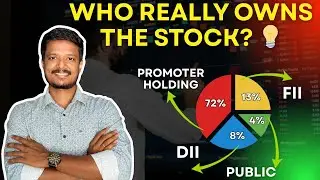 FII vs DII vs Promoter Holding 🔍 | Who Really Controls the Company?