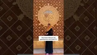 Pakistani actress Maya Ali performs Umrah