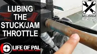 How to Lube Throttle Assy | FZ25 | DIY | Life of Pal