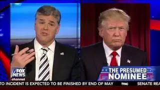 DONALD TRUMP FULL INTERVIEW WITH SEAN HANNITY   FOX NEWS 5 12 2016