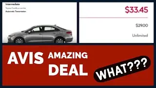 Avis/Budget 1-Way Rental for 35% Off - Amazing Car Rental Deal