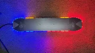911EP Galaxy lightbar. Quick run-through of patterns