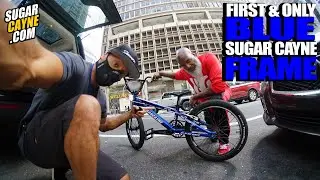 The First Blue Sugar Cayne BMX Frame
