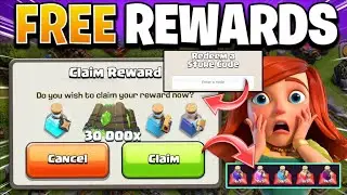 Clash Of Clans New Redeem Code | Coc New Redeem Code | Supercell Store New Redeem Code |Free Rewards