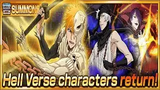 HELL VERSE CHARACTERS RETURN SUMMONING! Bleach Brave Souls