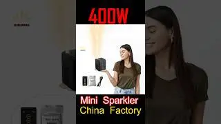 MINI cold pyro machine exporter,400w,remote control,CE/UL approved,one and only,customized,1.58kgs.
