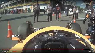 Lando Norris Onboard. Lando Finds a random piece stuck in his car after finishing P7 in French GP