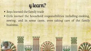 Education in Ancient Egypt
