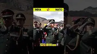 India vs Nato military power | क्या India Nato को टक्कर दे पाएगा? #shorts