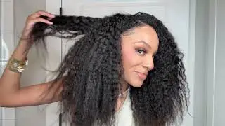 REUSABLE Kinky Straight Human Crochet 14” TUTORIAL DETAILED INSTALL 3C 4C BLOWOUT FORMI HAIR BEAUTY