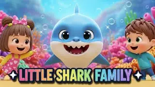 Baby Shark Family Song 🦈 | Little Shark Song for Kids | Mia & Max
