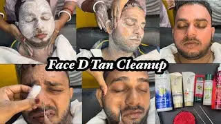D tan Face Cleanup | get glowing & clean skin | cleanup step by step #cleanup