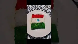 Tiranga Sweet Special 🇮🇳 | Republic Day Dessert Recipe #RepublicDaySpecia#tiranga#youtubeshorts